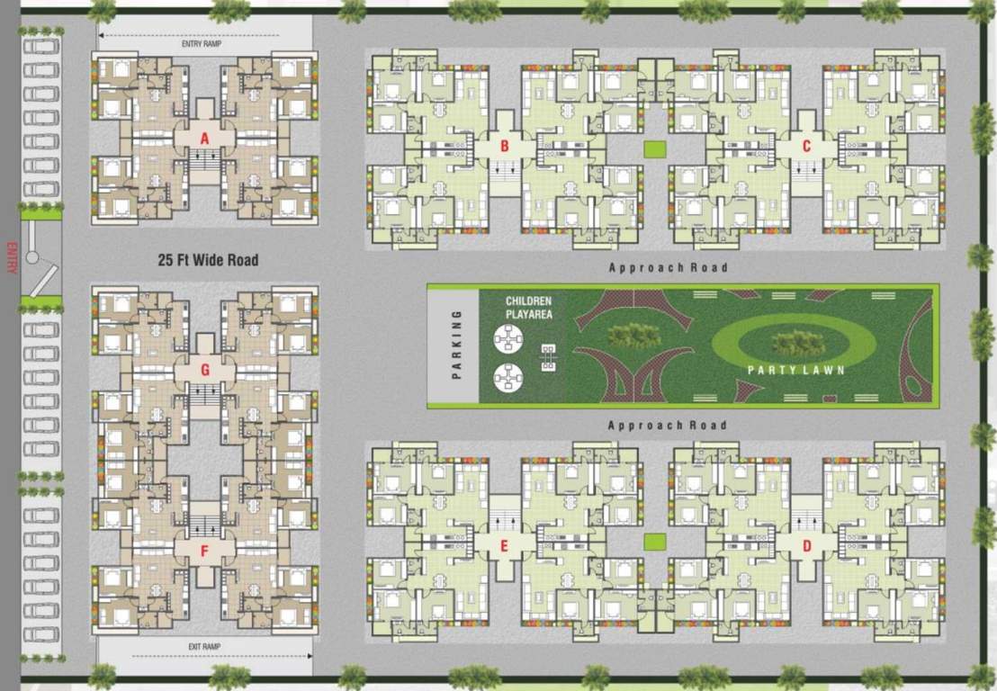 shikhar Images for Cluster Plan of Shayona Shikhar