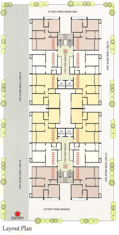  harmony Images for Layout Plan of Sahajanand Harmony