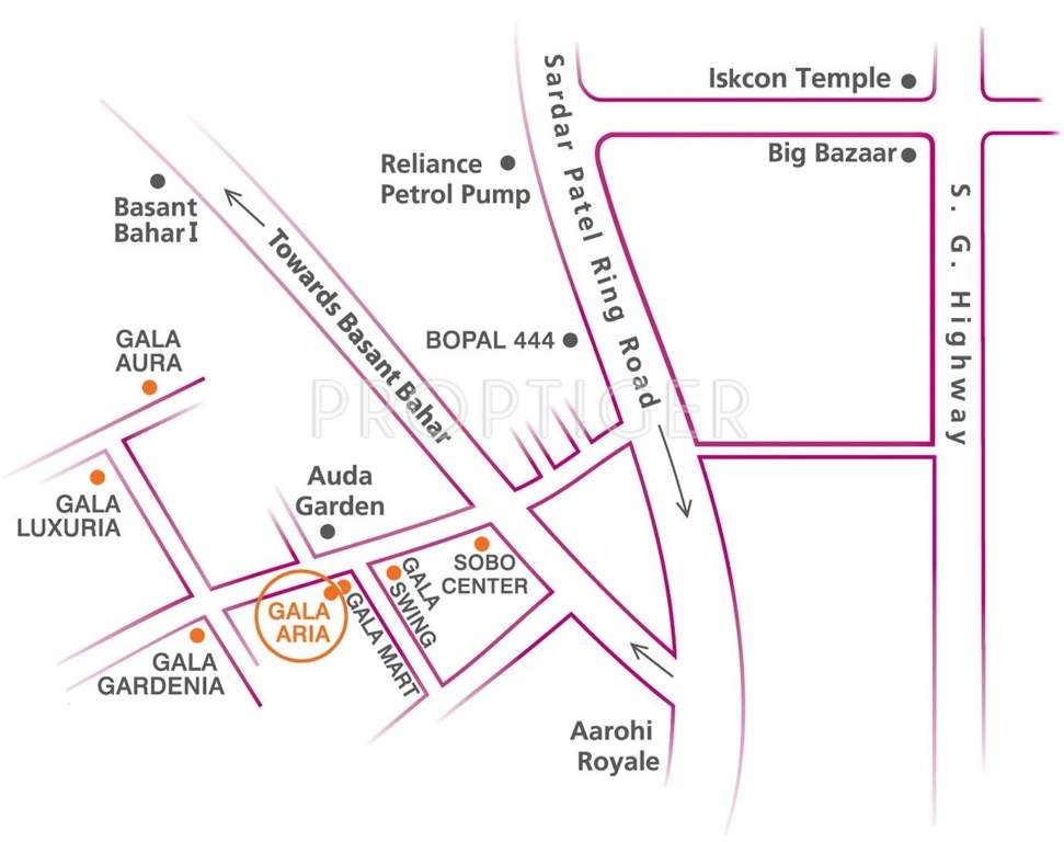  aria Images for Location Plan of Gala Aria