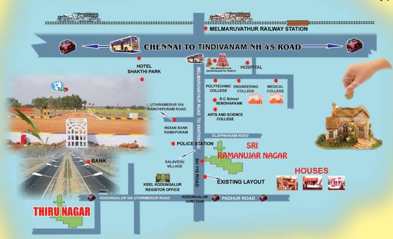 Images for Location Plan of Sky Home Enterprises Thiru Nagar