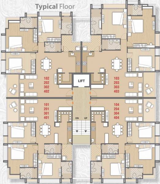 Images for Cluster Plan of Sanskrut Emerald Apartment