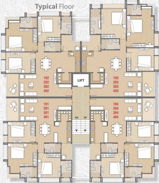Images for Cluster Plan of Sanskrut Emerald Apartment