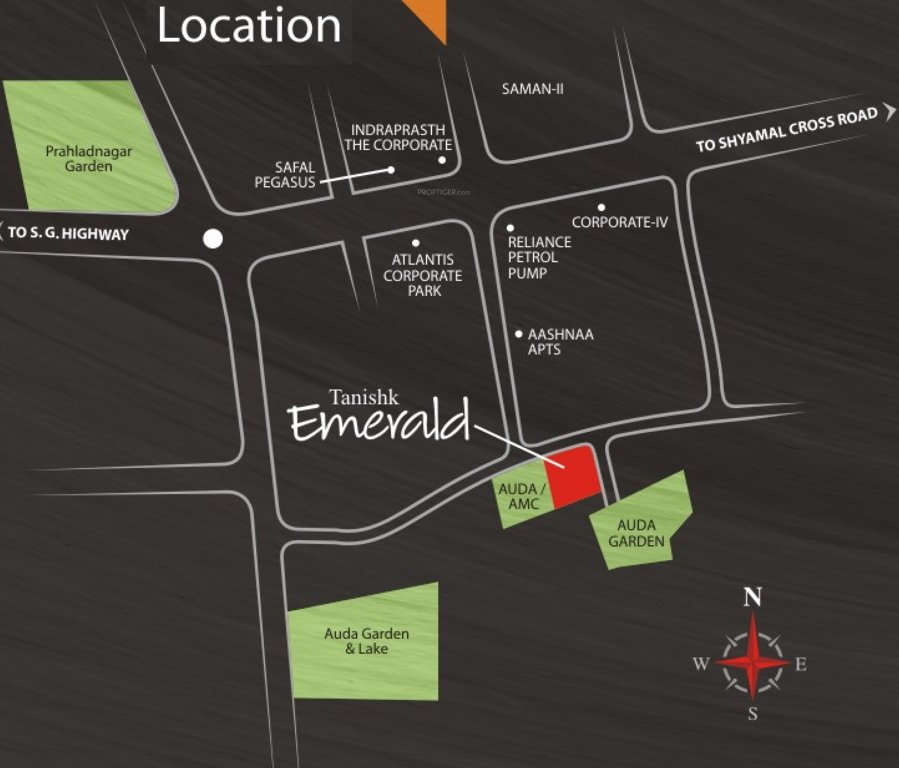 Images for Location Plan of Sanskrut Emerald Apartment