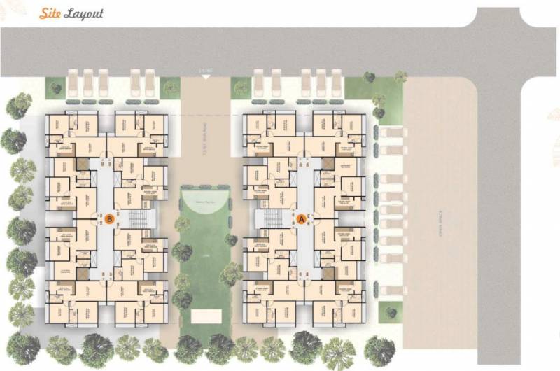  dev-residency Images for Site Plan of Gajanan Dev Residency