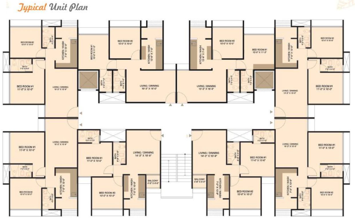 Images for Cluster Plan of Gajanan Dev Residency