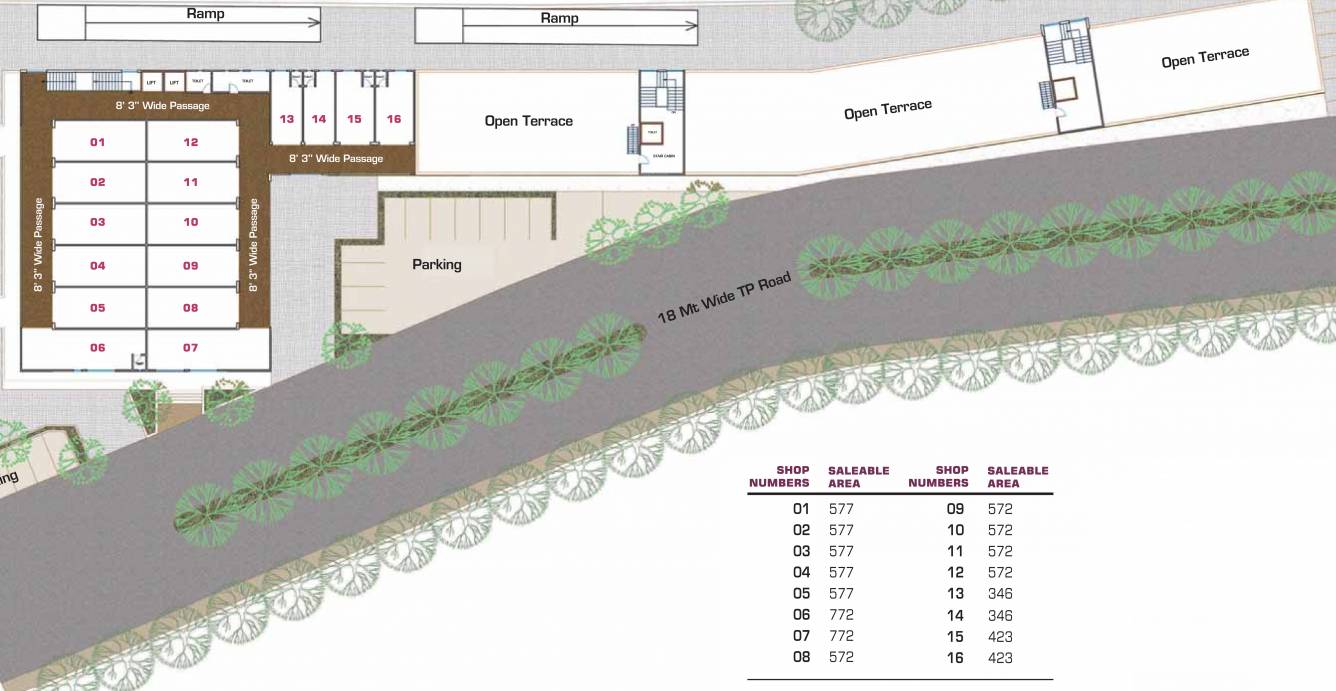 Images for Cluster Plan of Bsafal Trade Square