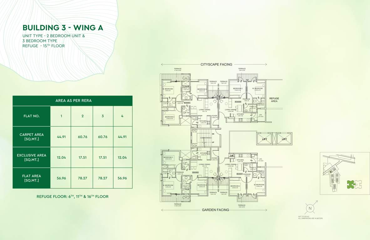 greens Godrej Greens B3 Cluster Plan For 15th Floor