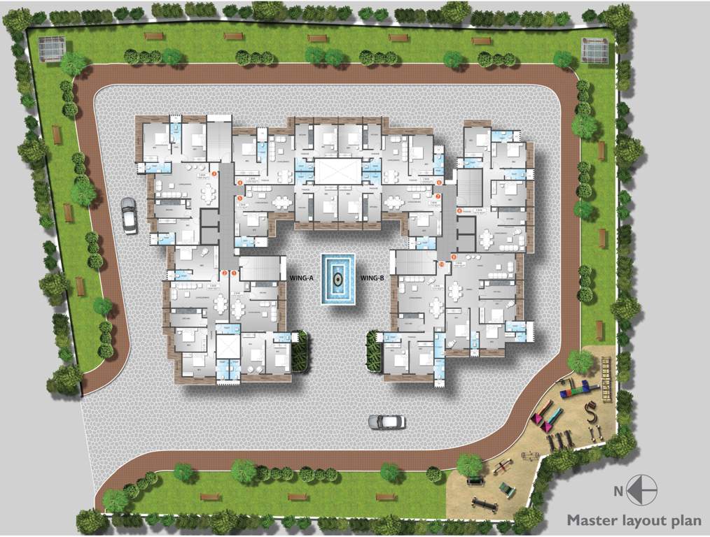 sds raheja residency Images for Master Plan of S Raheja SDS Raheja Residency