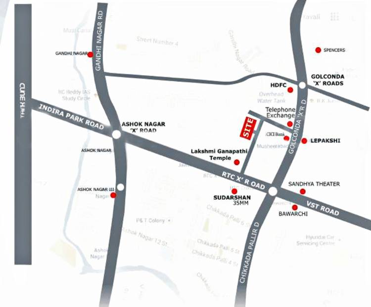  balaji-residency Images for Location Plan of Udaya Balaji Residency