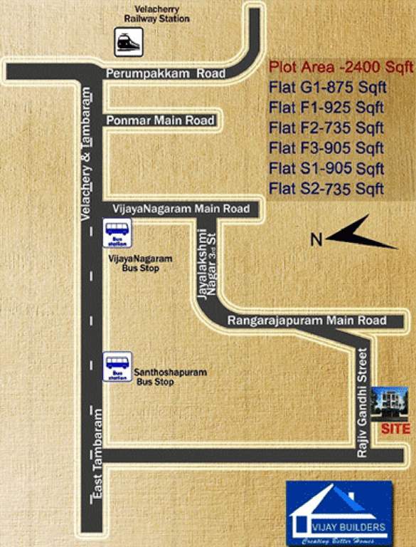 nakshatra Images for Location Plan of Vijay Nakshatra