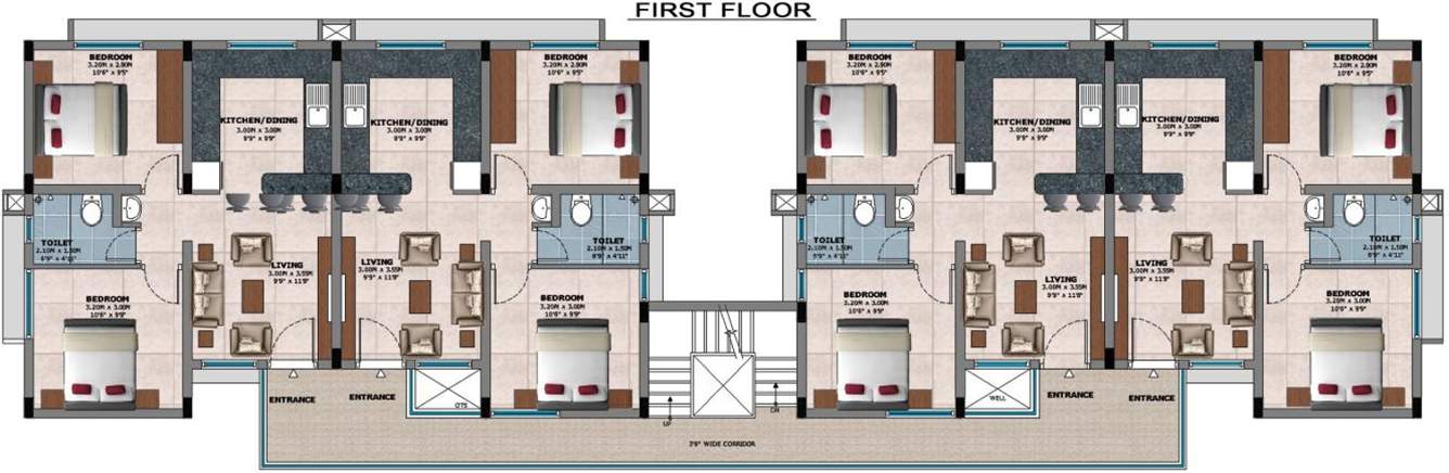  luxus apartments Images for Cluster Plan of Casagrand Luxus Apartments
