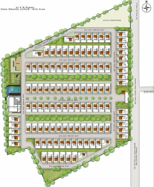 luxus-apartments Images for Master Plan of Casagrand Luxus Apartments