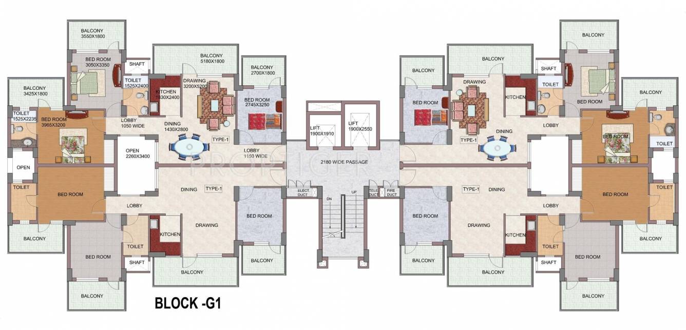 whispering heights Block G1 Cluster Plan