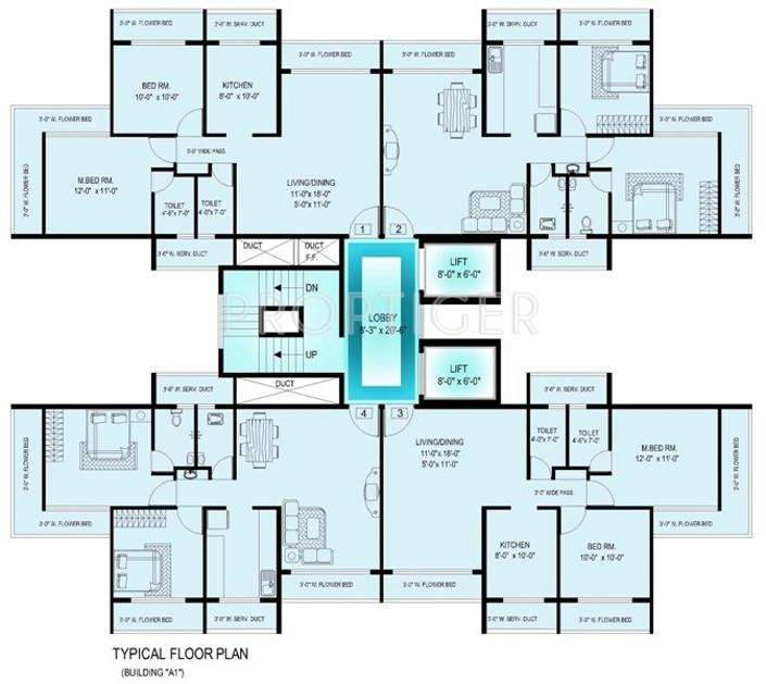 Images for Cluster Plan of Shree Krupa Vimal Heights