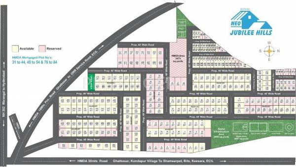 Images for Layout Plan of GSS Royal Neo Jubilee Hills