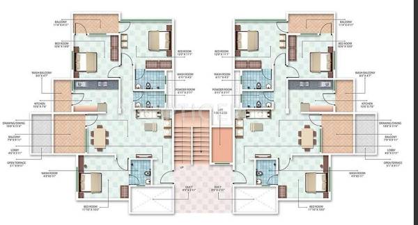 Images for Cluster Plan of Radha Nand Apartment Images for Cluster Plan of Radha Nand Apartment