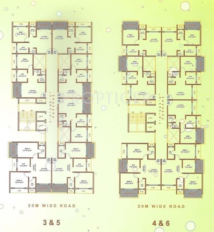 Images for Cluster Plan of Sai Enterprises Swaminarayan Complex