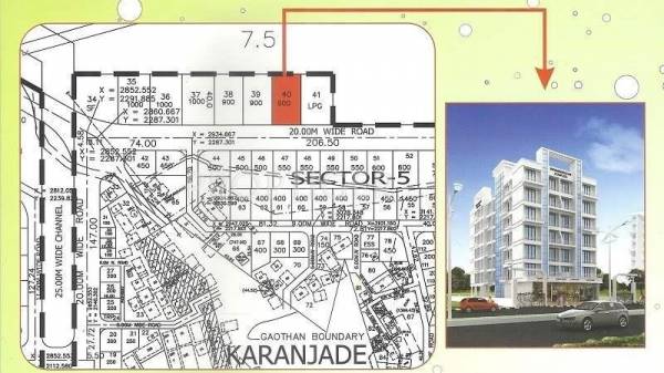 Sai Enterprises Swaminarayan Complex Location Plan