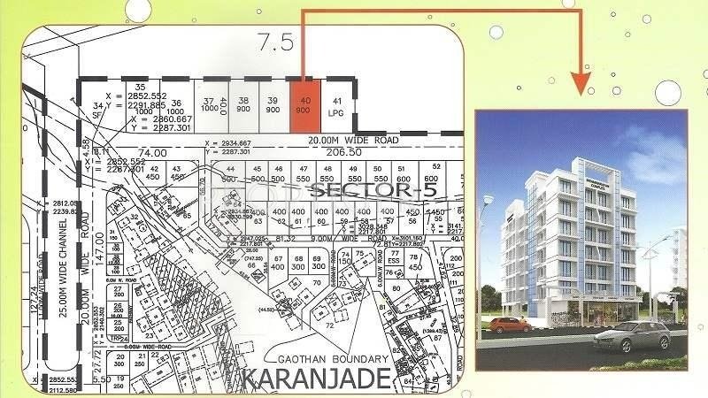 Sai Enterprises Swaminarayan Complex Location Plan