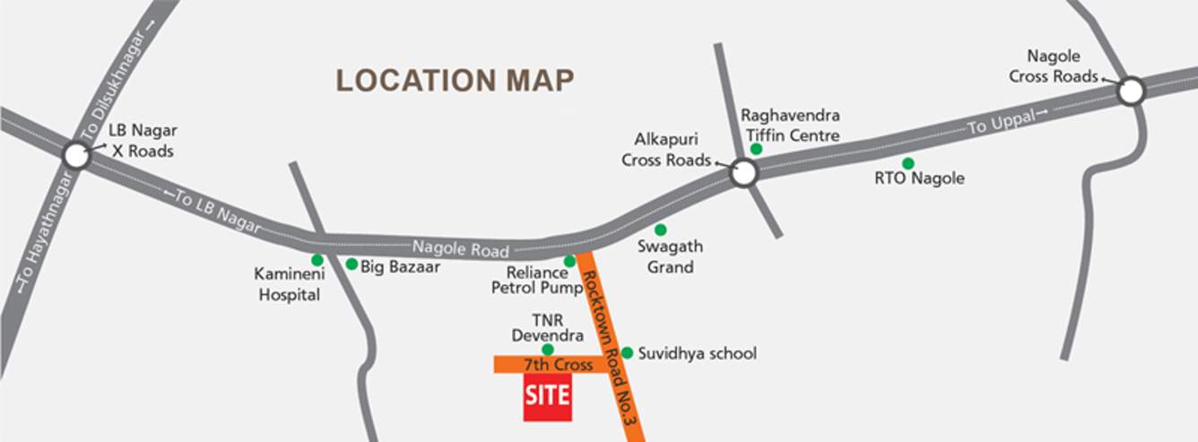  avana happy homes Images for Location Plan of Happy Avana Happy Homes