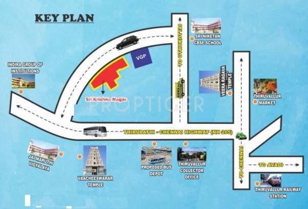 Images for Location Plan of Anbu Realtors Sri Krishna Nagar