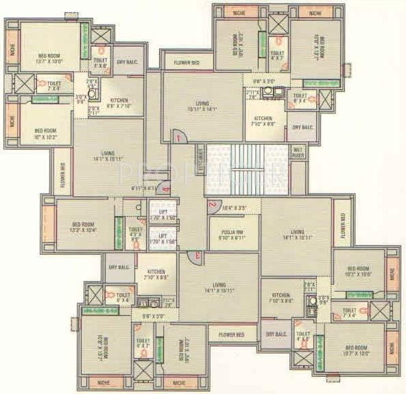 Images for Cluster Plan of Shiv Sagar Developers Heights