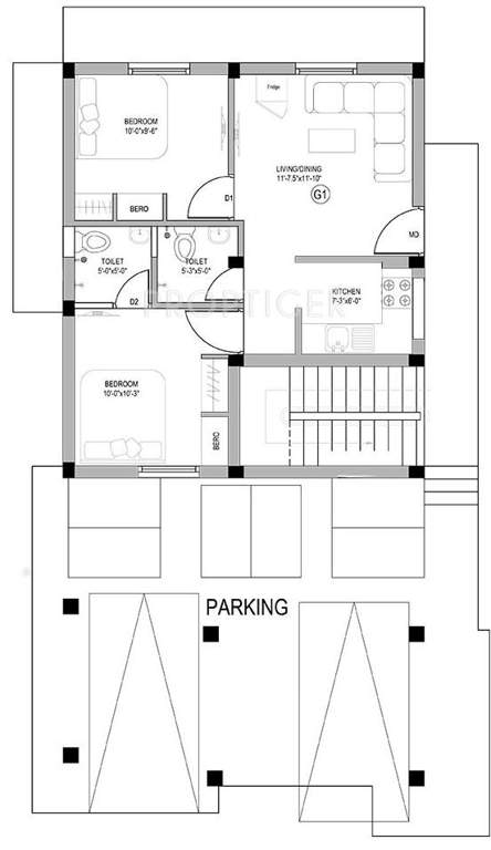 Images for Cluster Plan of Ganga Chennai Sai Kalp Niketan Apartments