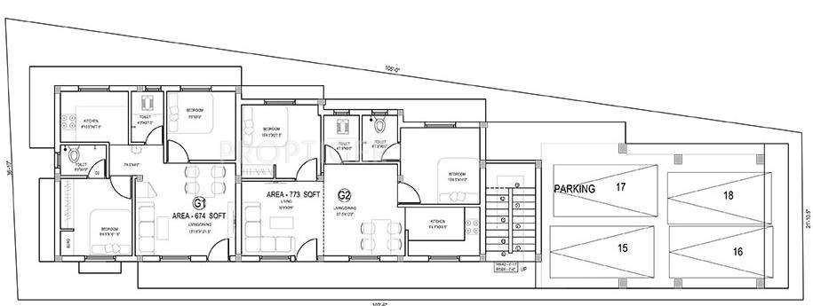 Images for Cluster Plan of Ganga Chennai Sai Kalp Niketan Apartments