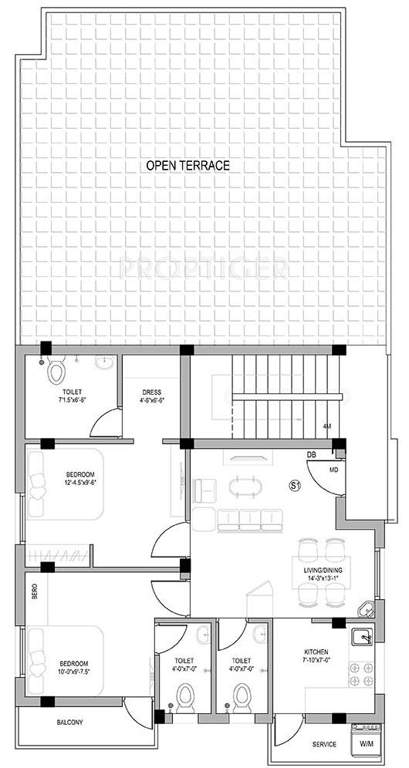 Images for Cluster Plan of Ganga Chennai Sai Kalp Niketan Apartments