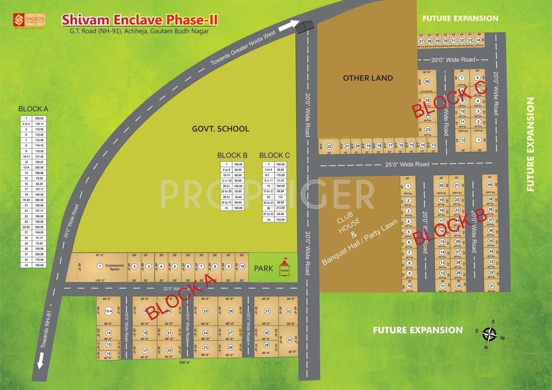 Salvos Shivam Enclave Phase 2 Layout Plan