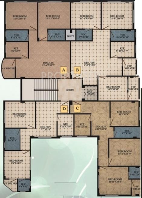 Images for Cluster Plan of Sayanti Builders Sayanti Apartment