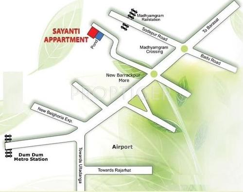 Images for Location Plan of Sayanti Builders Sayanti Apartment