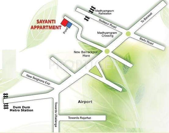 Images for Location Plan of Sayanti Builders Sayanti Apartment