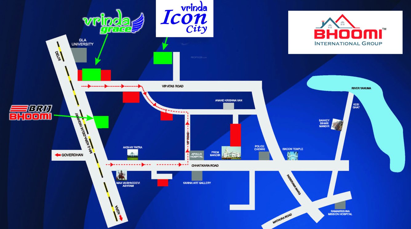 Images for Location Plan of Bhoomi Vrinda Icon City