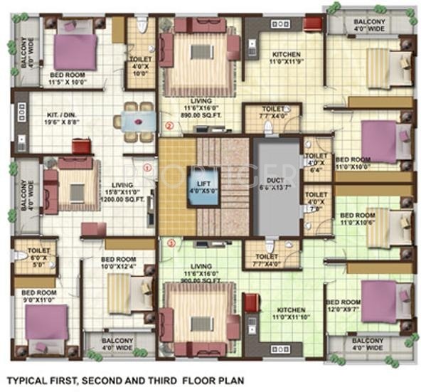 Images for Cluster Plan of Shree Balaji Sarvesh Heights