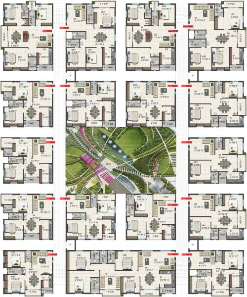 Images for Cluster Plan of Vijayacon Vijaya Meadows