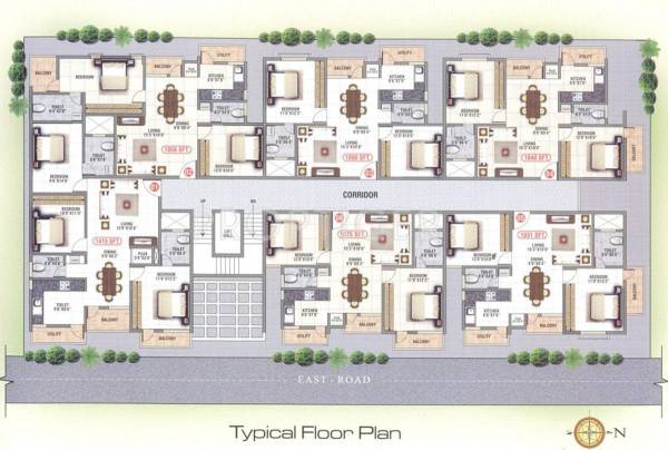 Images for Cluster Plan of Divya Capsicon Enclave