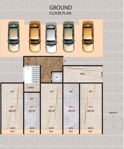 Images for Cluster Plan of Kohinoor Tarique Sapphire