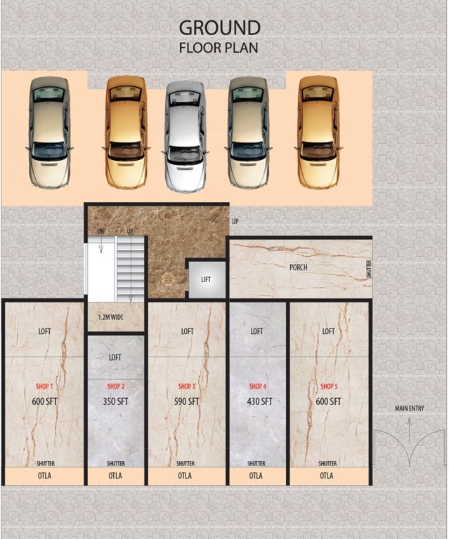 Images for Cluster Plan of Kohinoor Tarique Sapphire