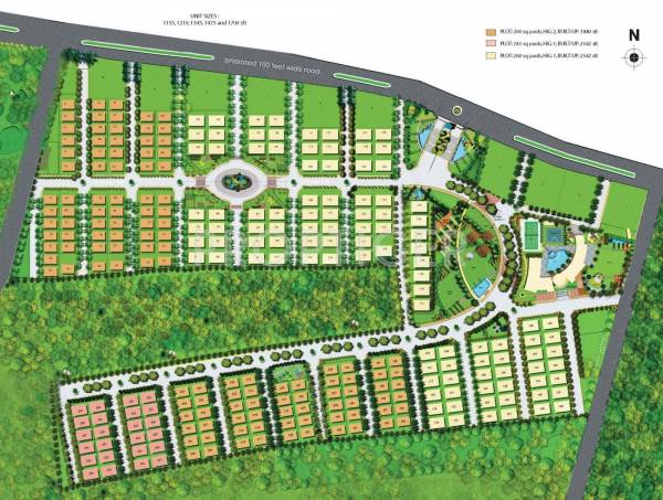 Images for Layout Plan of Indus Indu Aranya Villas Images for Layout Plan of Indus Indu Aranya Villas