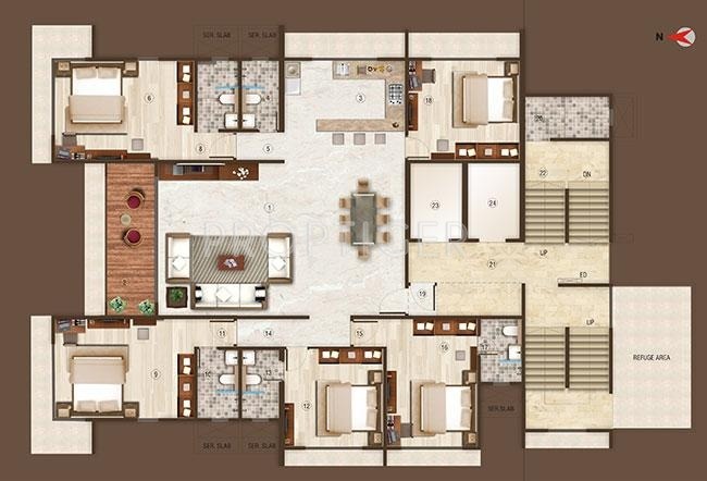 Images for Cluster Plan of Dedhia Group Builders and Developers Nakshatra