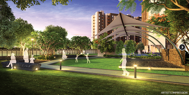 yash one phase i Jogging Track