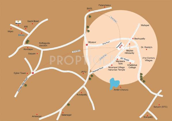 Images for Location Plan of Dhanvi Dhanvi Hill View