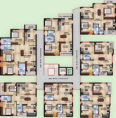 Images for Cluster Plan of Transcon Lakshmi Narasimha Residency