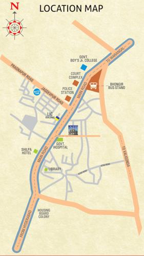 Images for Location Plan of Transcon Lakshmi Narasimha Residency
