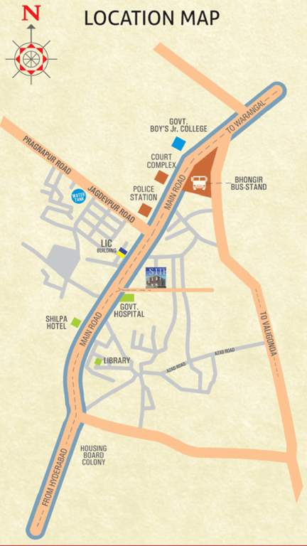 Images for Location Plan of Transcon Lakshmi Narasimha Residency