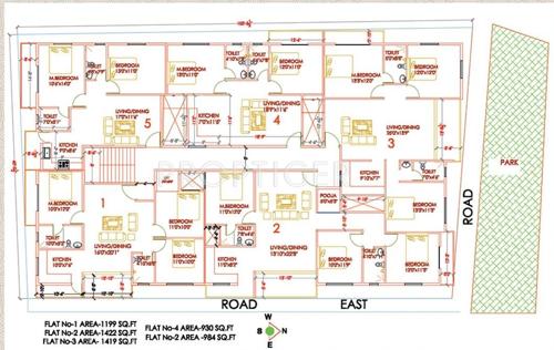  pride Images for Cluster Plan of Tirumala Pride