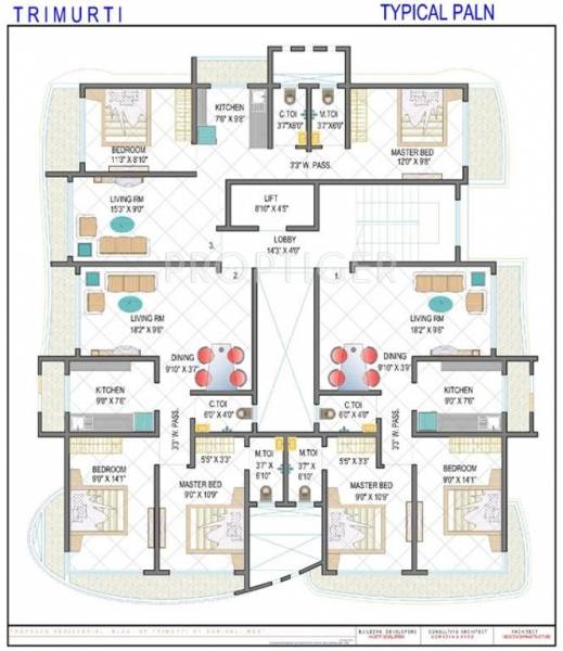 Images for Cluster Plan of Aditya Developers Mumbai Trimurti