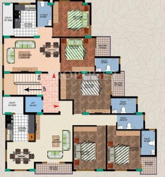 Images for Cluster Plan of Tirumala Balaji Heights IV