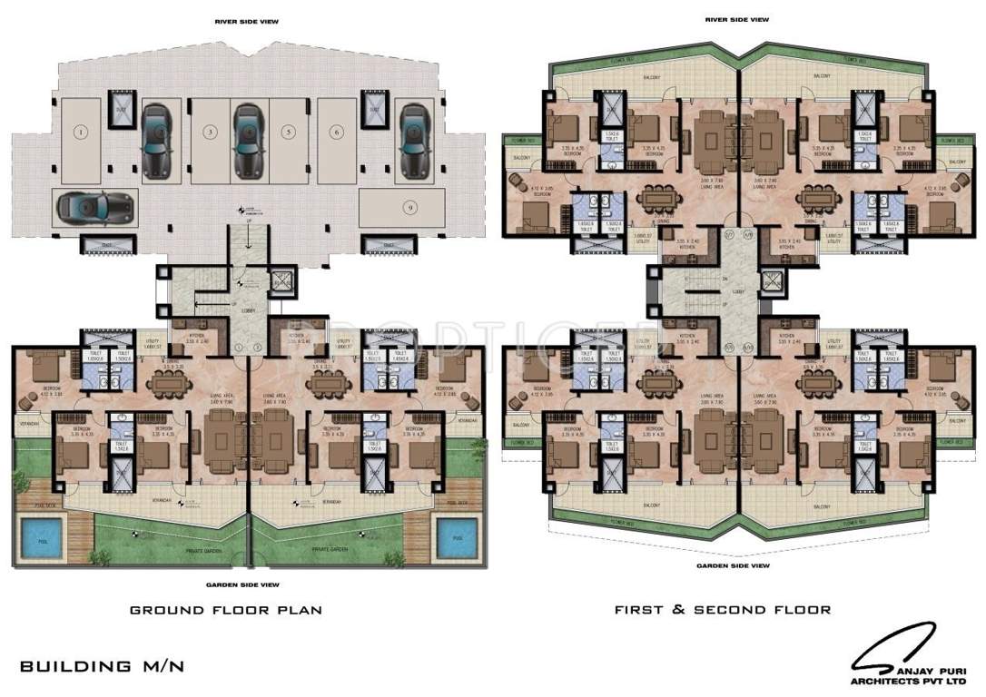 Images for Cluster Plan of Emgee Regalo Signature Riverside Apartments